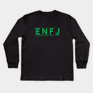 ENFJ Personality (Modern Style) Kids Long Sleeve T-Shirt